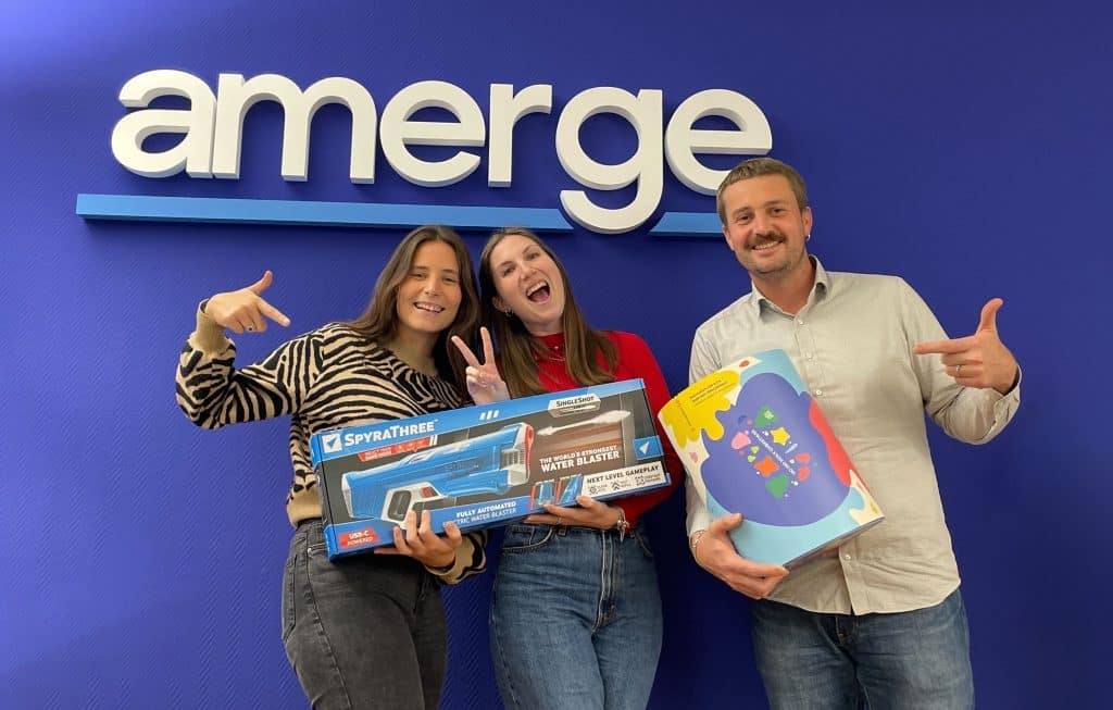 Laura, Ele and Max looking forward to Unboxed Dusseldorf